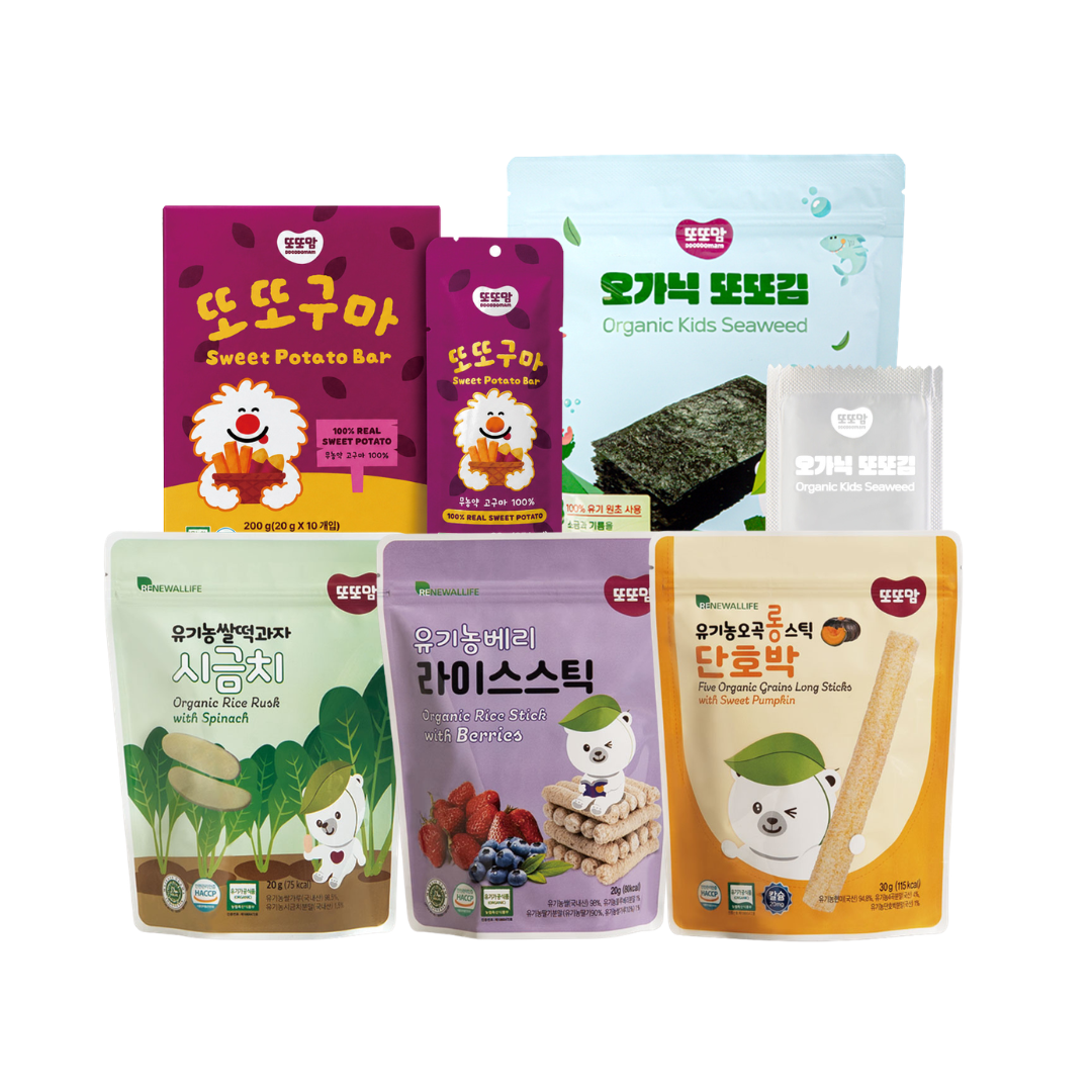 [또또맘] 첫만남세트 (또또구마+또또김+유기농 쌀과자3봉)