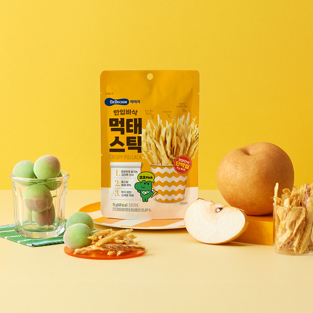 [베베쿡] 한입바삭 먹태스틱 4봉