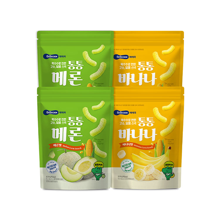 [베베쿡] 통통바나나/통통메론 4봉