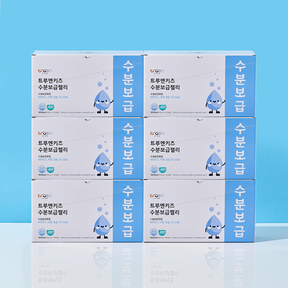 [트루엔키즈] 수분보급젤리 100ml x 10개 6박스+마켓백 증정