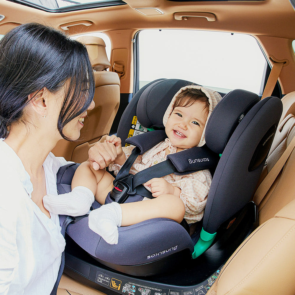 [순성] 우노 올인원 아이사이즈 회전형 카시트 ISOFIX (선쉐이드 증정)