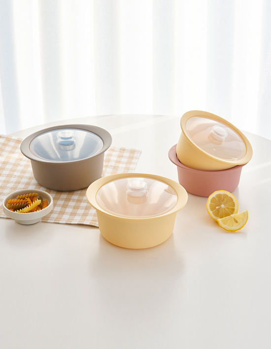 [퍼기] 이유식찜기 전자레인지용기 실리콘 멀티 찜기 (500ml/800ml/1200ml)