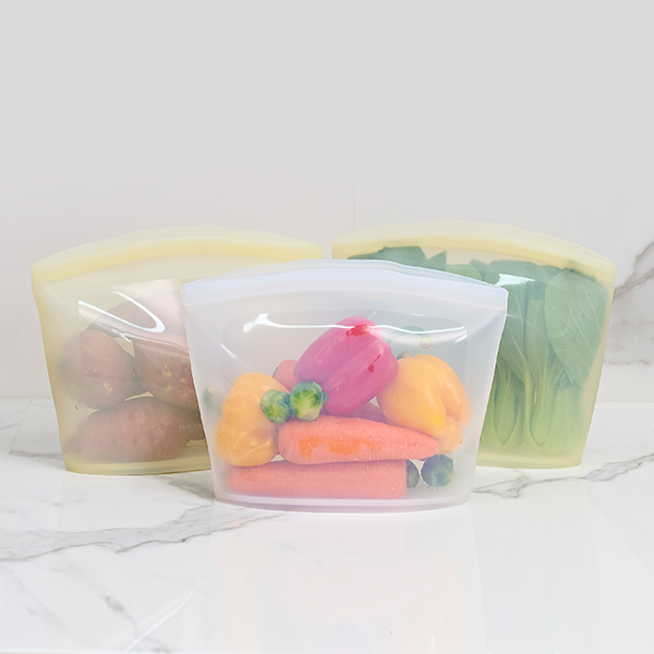 [퍼기] 3중 밀폐 실리콘 지퍼백 2500ml