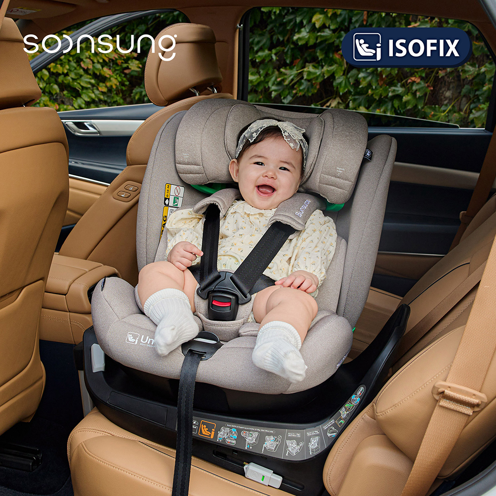 [순성] 우노 에어 올인원 아이사이즈 회전형 카시트 ISOFIX (선쉐이드 사은품 증정)