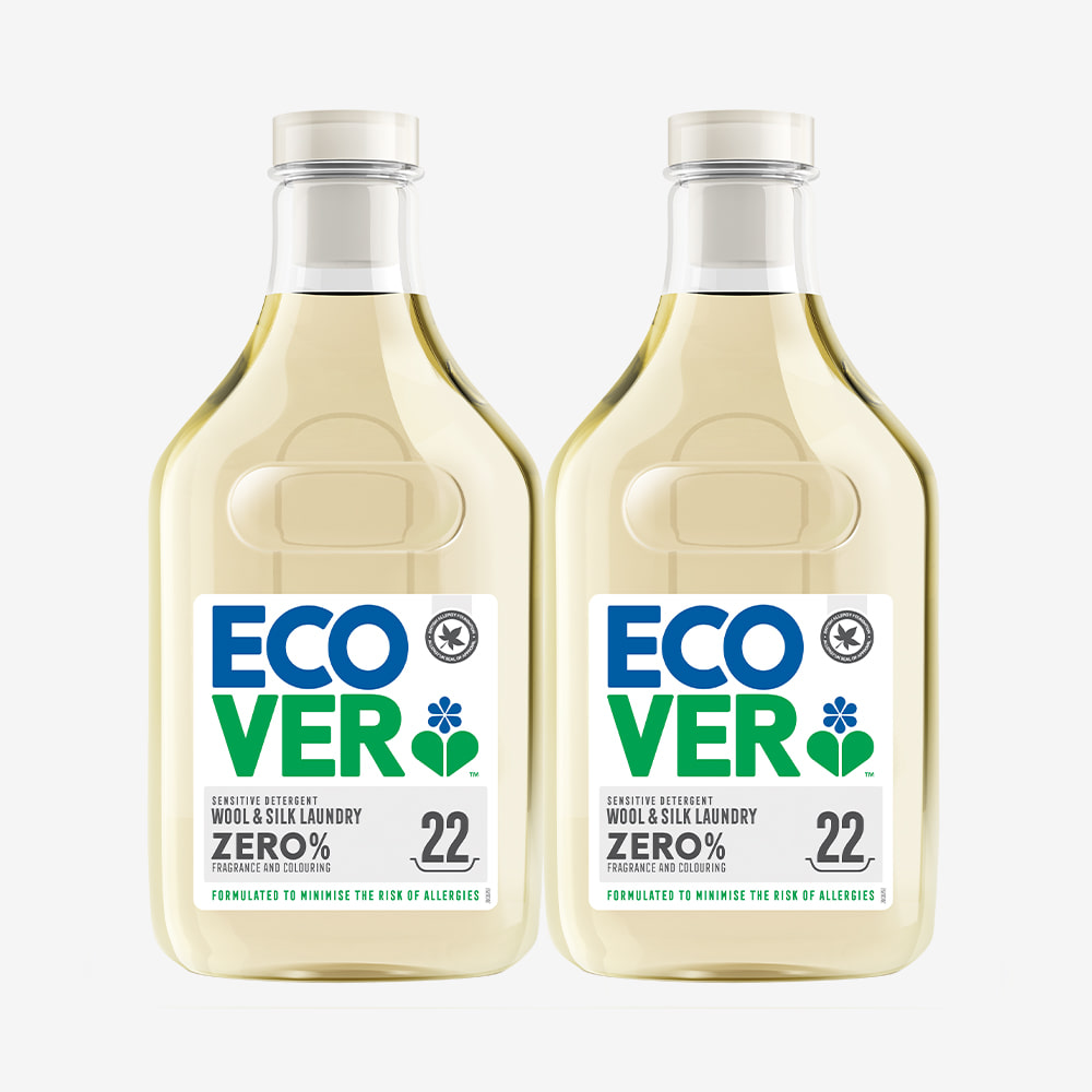 [에코버] 제로 저자극 울세탁세제 무향 1000ml 2개
